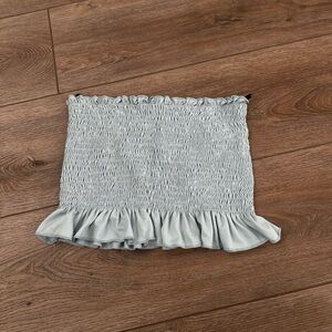 Rouched Cropped tube top